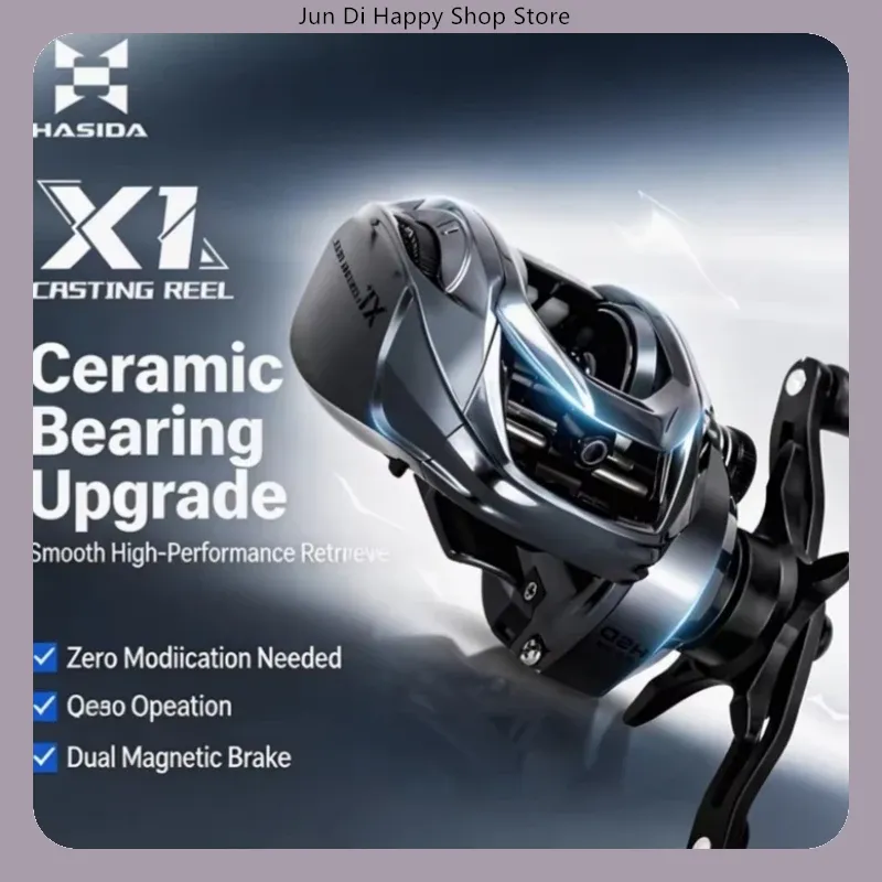 Spincast Reel - HASIDA X1 Baitcasting Reel Ultra Light