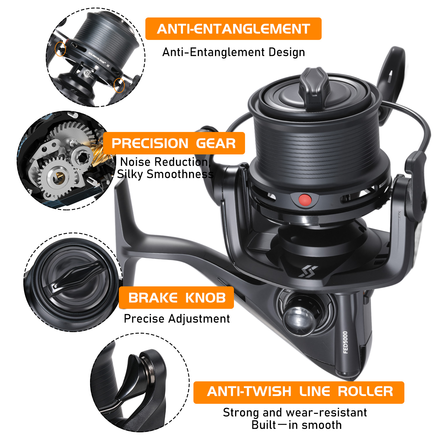 Sougayilang Professional Feede - đánh giá và giá Surf Reel
