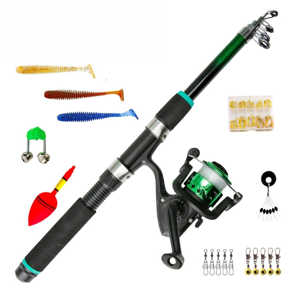 Fishing Starter Kit Rod Reel A - đánh giá và giá Reel Bag
