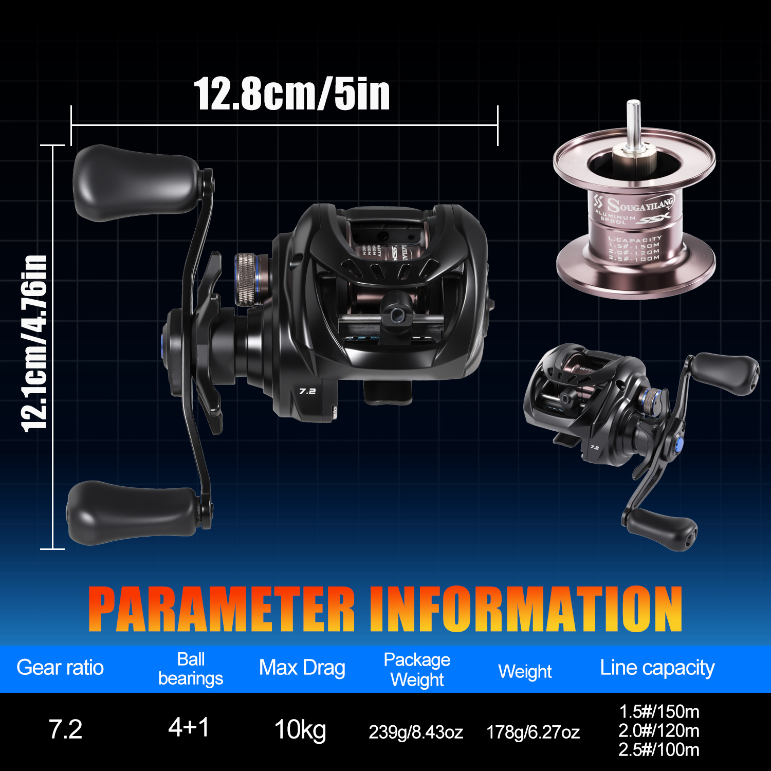 SOUGAYILANG SSX DC Baitcasting - đánh giá và giá Spincast Reel